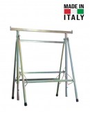 Coppia Cavalletti da Lavoro Telescopici 110-190 cm – Gambe Apribili - Portata max 250kg