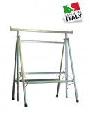 Coppia Cavalletti da Lavoro Telescopici 110-190 cm – Gambe Apribili - Portata max 250kg