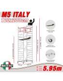 Trabattello M5 ITALY Altezza lavoro 5,95 metri